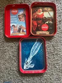 Coca cola vassoi anni 90