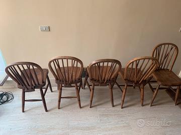 Sedie Windsor fine ottocento