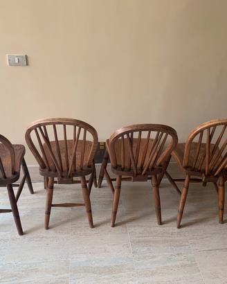 Sedie Windsor fine ottocento
