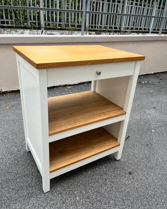 Isola per cucina bianco/rovere Ikea