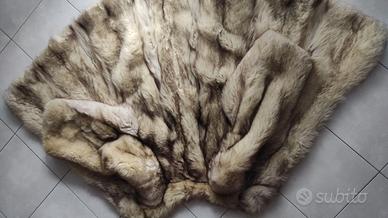 pelliccia volpe argentata