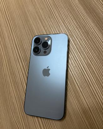 Iphone 13pro 128GB azzurro, vetro + cover invluse