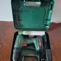 trapano a percussione Bosch con cassetta