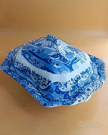 ZUPPIERA E COPPIA PIATTI SPODE INGLESE