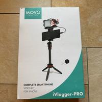 MOVO iVlogger-PRO kit iPhone Android NUOVO