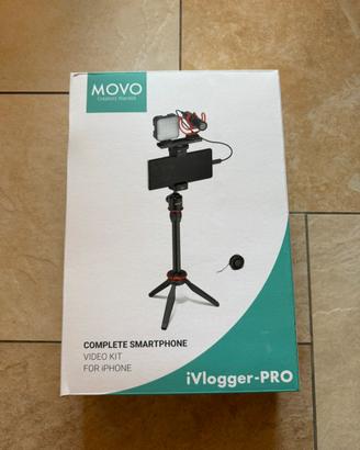MOVO iVlogger-PRO kit iPhone Android NUOVO