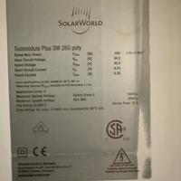Pannelli Solari Solarworld 260W poly