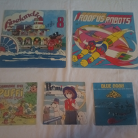 LP e 45 canzoni cartoni animati vintage
