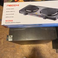 Piastra elettrica due fuochi