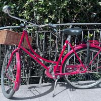 City Trekking bike olandesina col.rosso