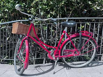 City Trekking bike olandesina col.rosso