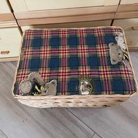 Cesto in vimini porta giochi