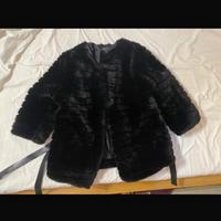 Pelliccia sintetica nera