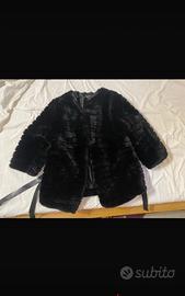 Pelliccia sintetica nera
