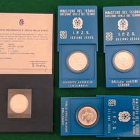 4 Monete argento commemorative 