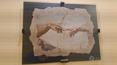 Quadro in pietra e vetro