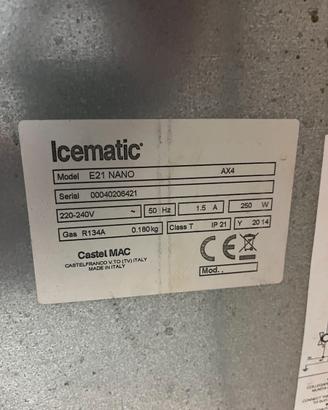 fabbricatore di ghiaccio Icematic