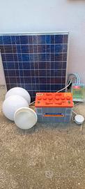 Pannello fotovoltaico con batteria