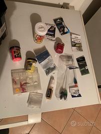 Attezzatura pesca trota piu canna spining