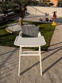 Seggiolone pappa in legno