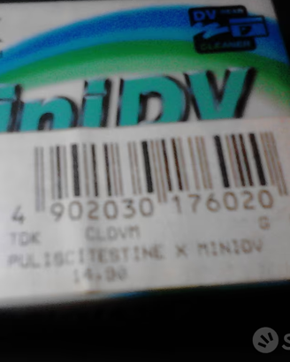 tdk mini dv headcleaner tdk minidv pulisci testine