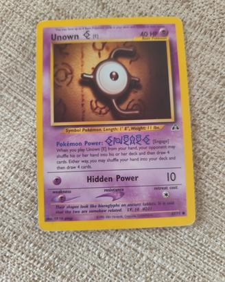 Carta Pokemon Unown