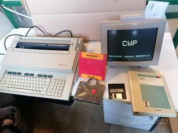 Olivetti CWP 1 Macchina da Scrivere e Monitor Vint