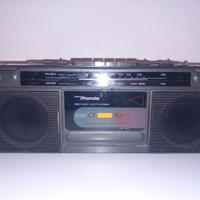 Stereo radio Phonola vintage con cassetta