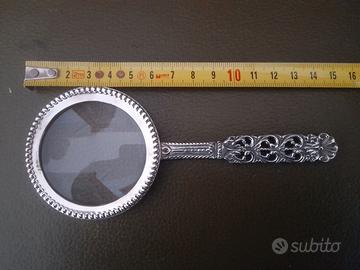 Lente ingrandimento in argento 800