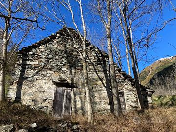 Baita in Val Bognanco con 3200 mq di terreno