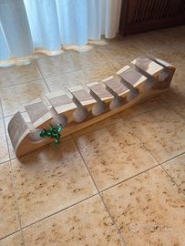 Portabottiglie in legno massiccio