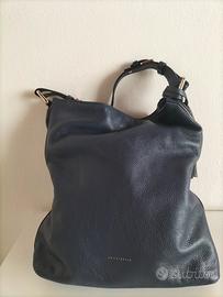 Borsa Coccinelle blu in vera pelle 