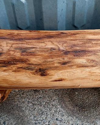 Vaso in legno con tronco