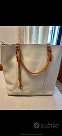 Borsa in vera pelle Caleido verde acqua