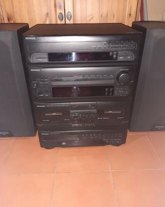 Impianto audio stereo hifi amplificatore casse dj