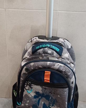 Zaino scuola trolley Nerf