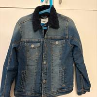 Piazza Italia bambino in jeans interno pelliccia