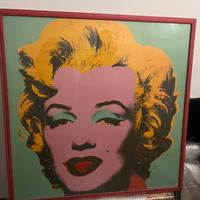 Quadro Marylin Monror con cornice rossa