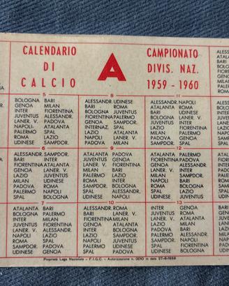 Calendario di calcio 1959-1960