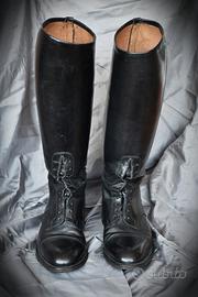 Stivali in cuoio, originali di Ufficiale del Regio