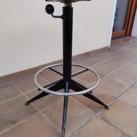 sgabello rotante legno