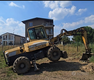 Escavatore gommato 115ql 4x4 Gallmac WVW115 targa