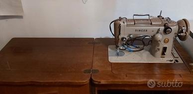 Macchina da cucire Singer vintage con mobile