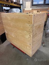 Box porta legno in abete