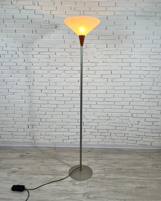 Lampada da Terra anni '80 con Vetro di Murano