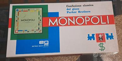 MONOPOLI RETTANGOLARE VINTAGE 1983 COMPLETO 9+