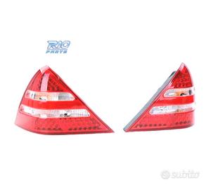 FANALI PER MERCEDES SLK R170 96-04 LED ROSSO CROMA