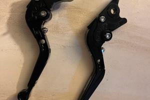 leve frizione e freno moto nere regolabili