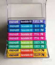 9 MAXELL - Mini-Disc - Digital Recordable MD 74