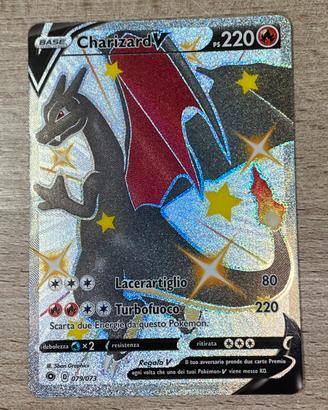 Carta pokémon Charizard v shiny futuri campioni